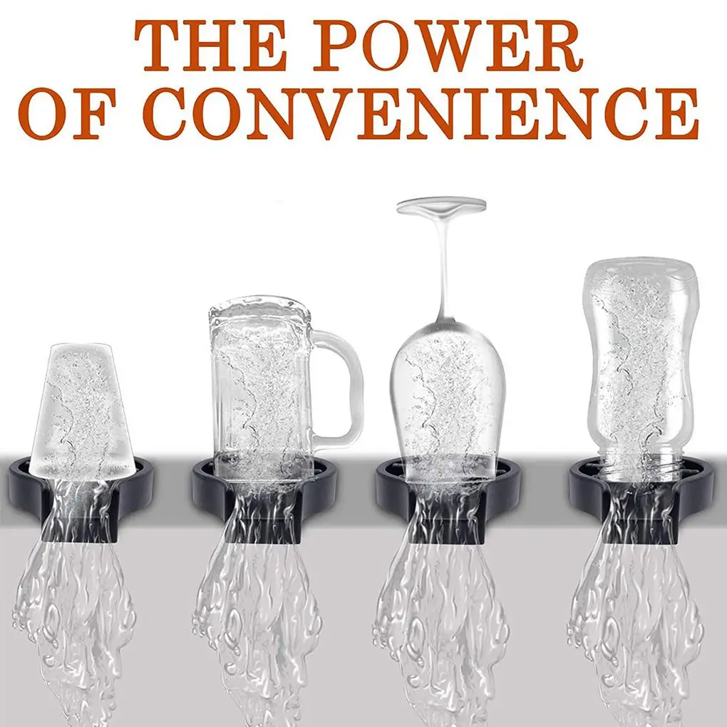 

Faucet Glass Rinser For Kitchen Sink Automatic Cup Washer Bar Glass Rinser Coffee Pitcher Wash Cup Tool Kitchen Sink Supplies