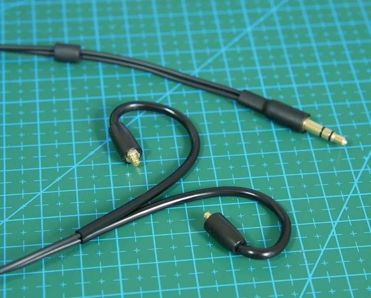 Фото DIY Bluetooth-приемник длиной 45 см, специальный короткий кабель, индивидуальный разъем MMCX, удлинительный кабель равной длины, вариант наушников №1