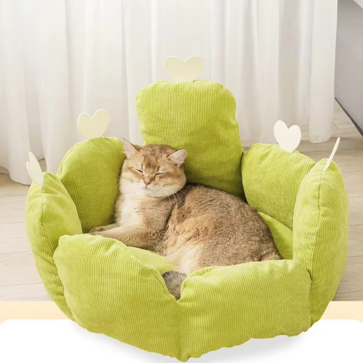 Универсальная Всесезонная Лежанка для кошек mofespop полузакрытый домик съемное и