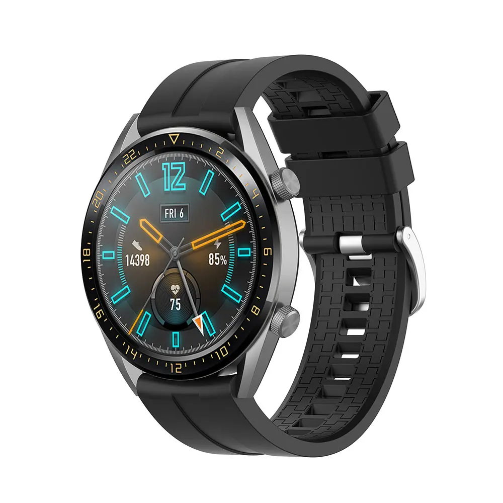 Ремешок силиконовый для Huawei Watch GT2 GT3 46 мм Pro браслет наручных часов аксессуары GT