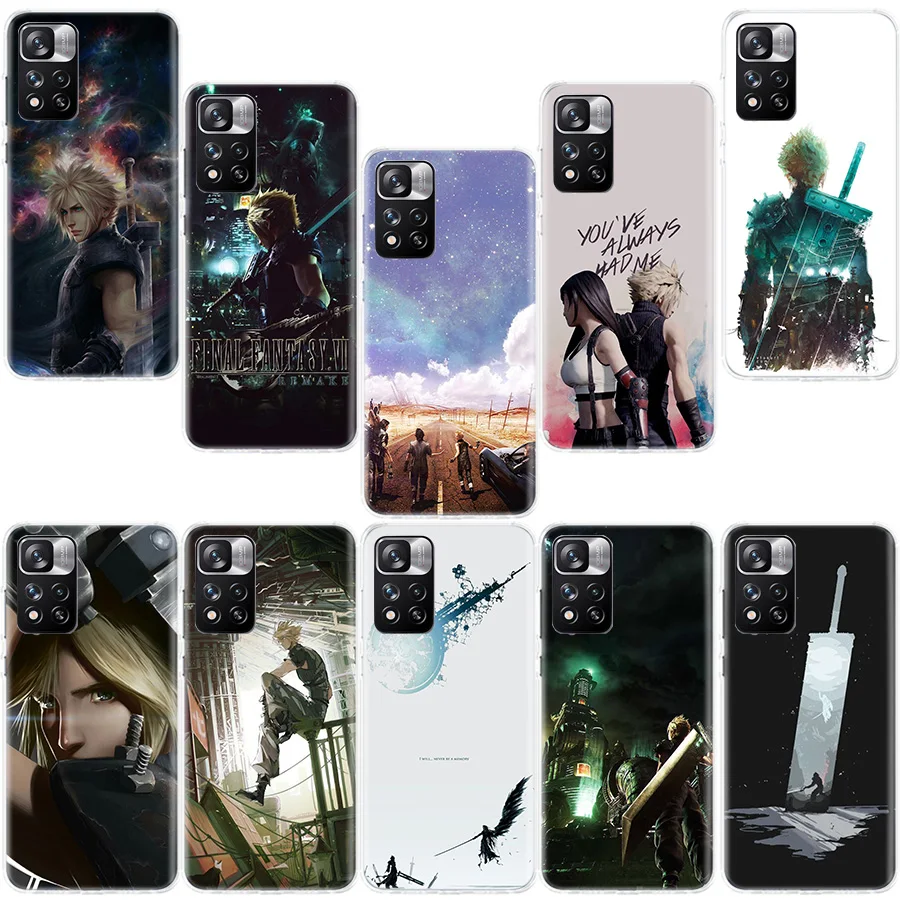 

Final Fantasy VII Phone Case For Xiaomi Redmi Note 10 11 Pro Max 4G 5G 9T 9S 8T 10S 11T 11S 11E 9 8 7 6 5 5A Coque