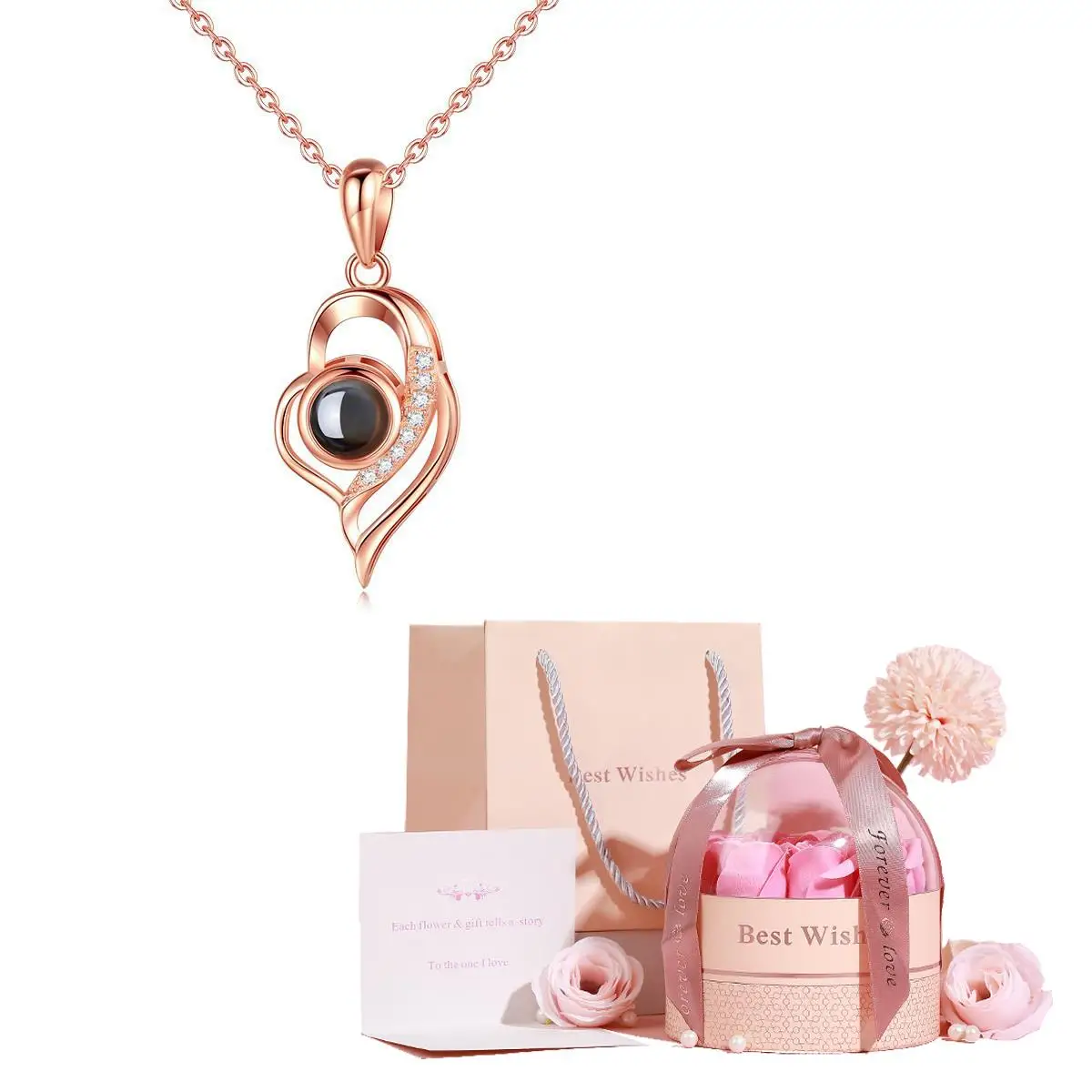 Ожерелье с подвеской-проектором 100 языков