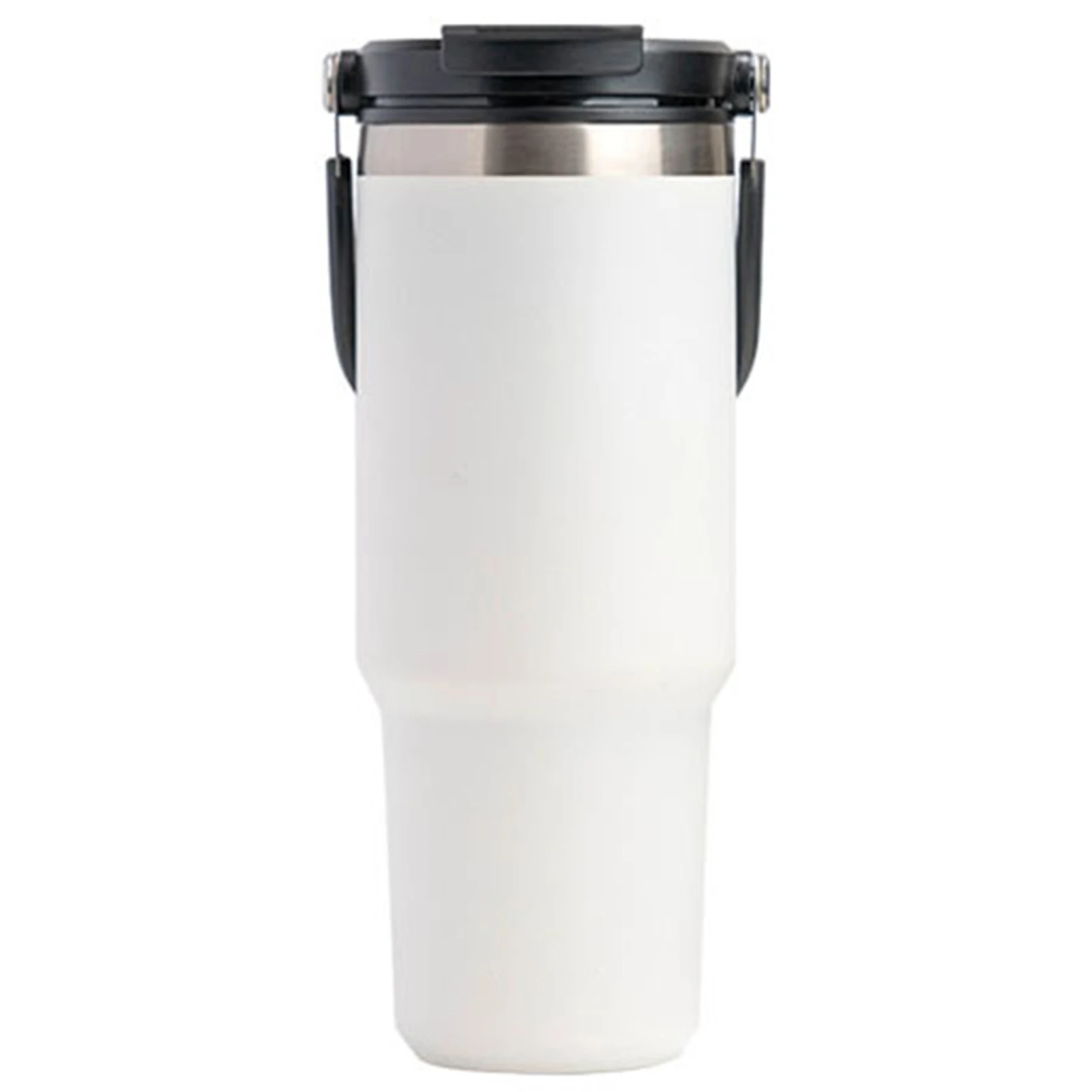 Stainless Steel Insulated Bottle with Mobile Phone Holder Cup Cover for Drinking Coffee Tea Juice J2Y