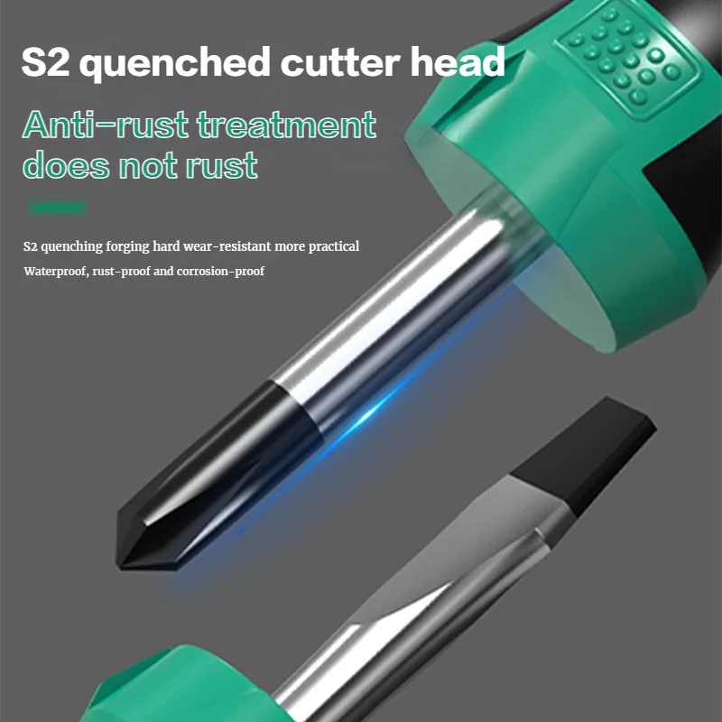 Портативная Мини-отвертка BaoLian Нескользящая Изолирующая Ручка