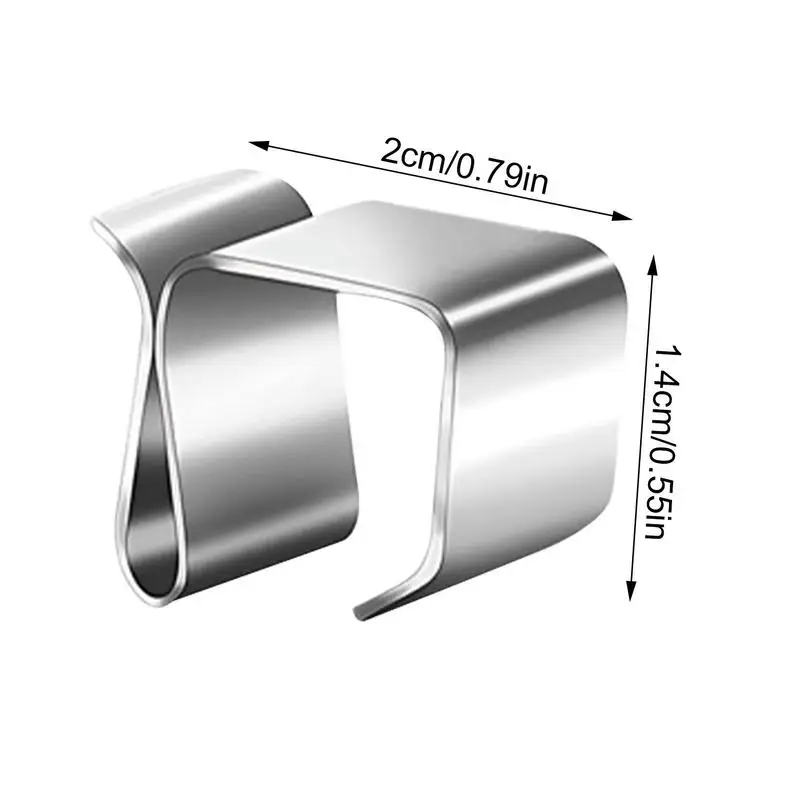50 шт. рождественские крючки для водосточных желобов