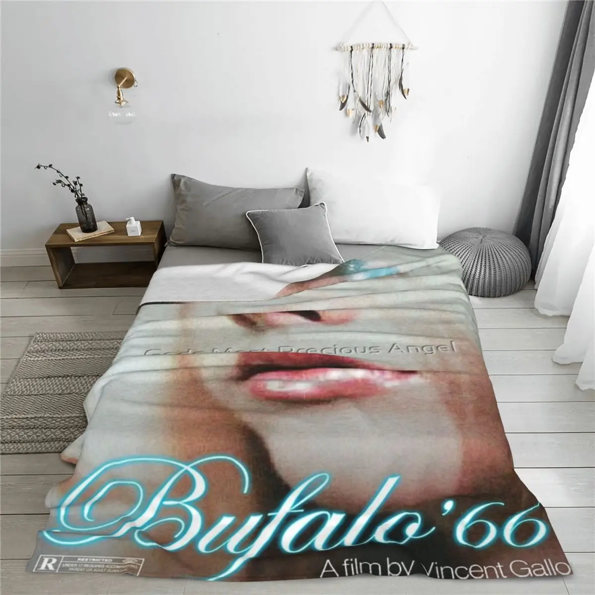 Кокетка Винсента Галло Кристины из 66 буйвола одеяло с кукольным сердечником для