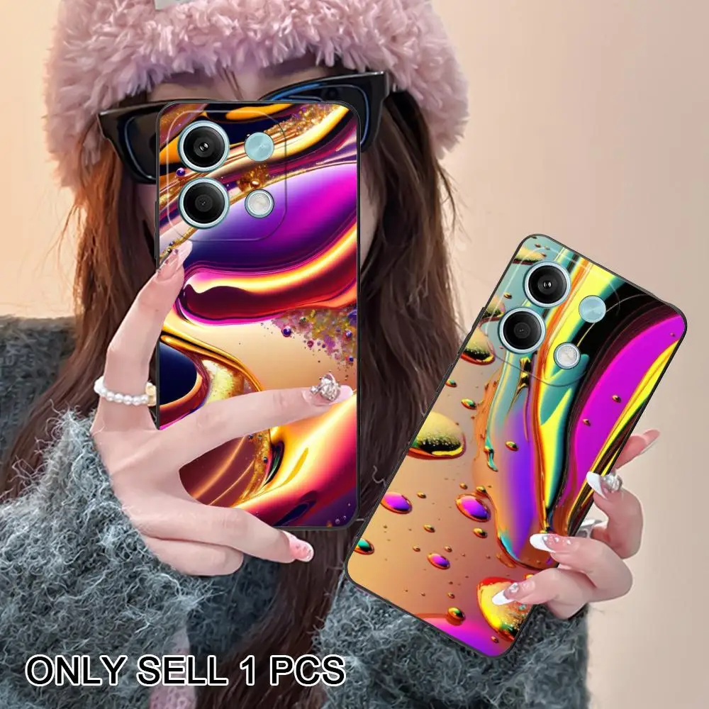 Фото Золотой чехол с позолотой для Xiaomi Redmi 15 14 13 12 A7 5 3 2 1 C Plus 4G 5G, мягкий противоударный чехол из ТПУ №5