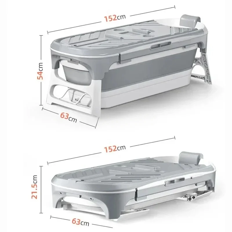 Минималистичная Бытовая Складная Ванна для взрослых отдыха всего тела