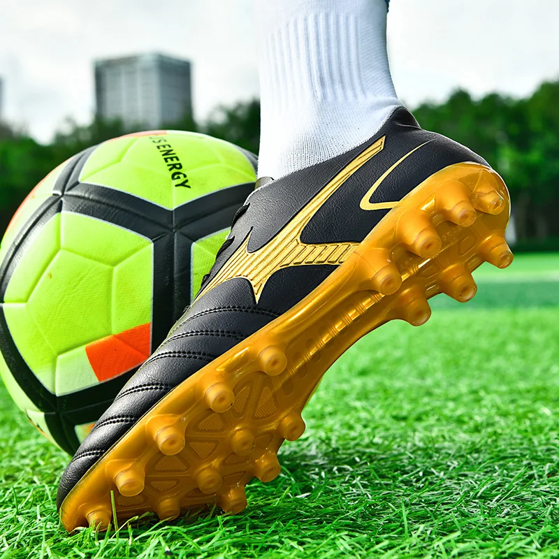 SENAGE New Men Professional Soccer Shoes Kids TF/FG Field Cleats Football Boots Children Football Sneakers Turf Futsal Shoes