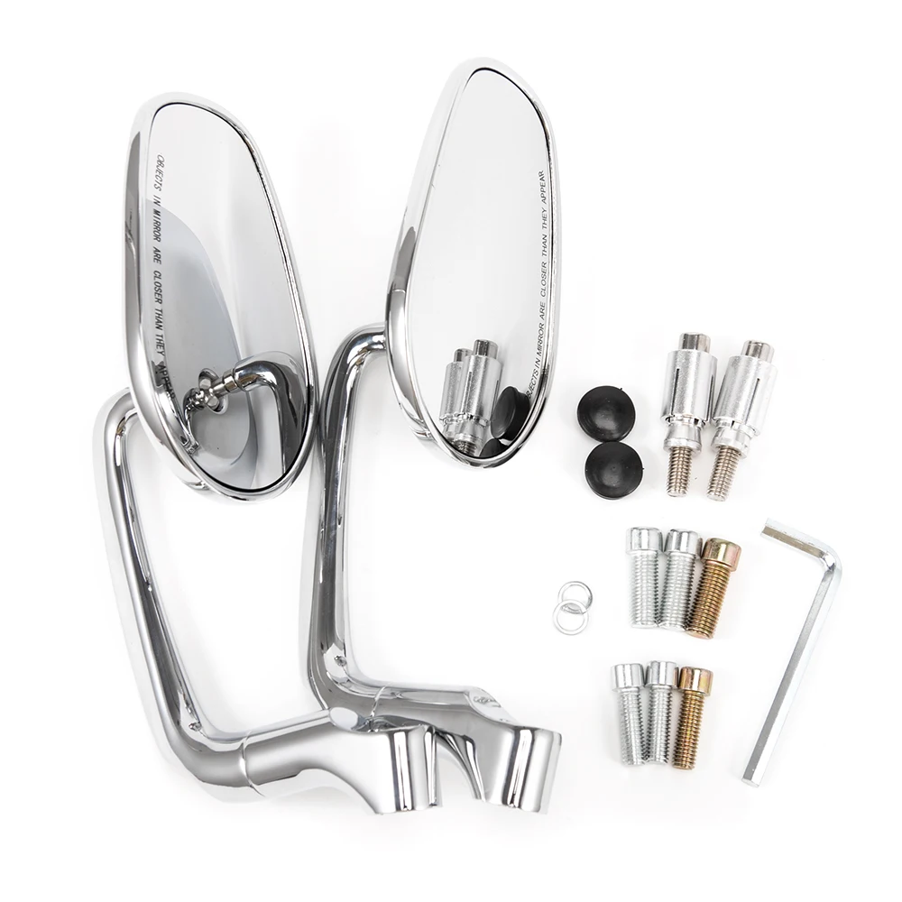 

Зеркало мотоциклетное универсальное, 8/10 мм, 2 шт./пара