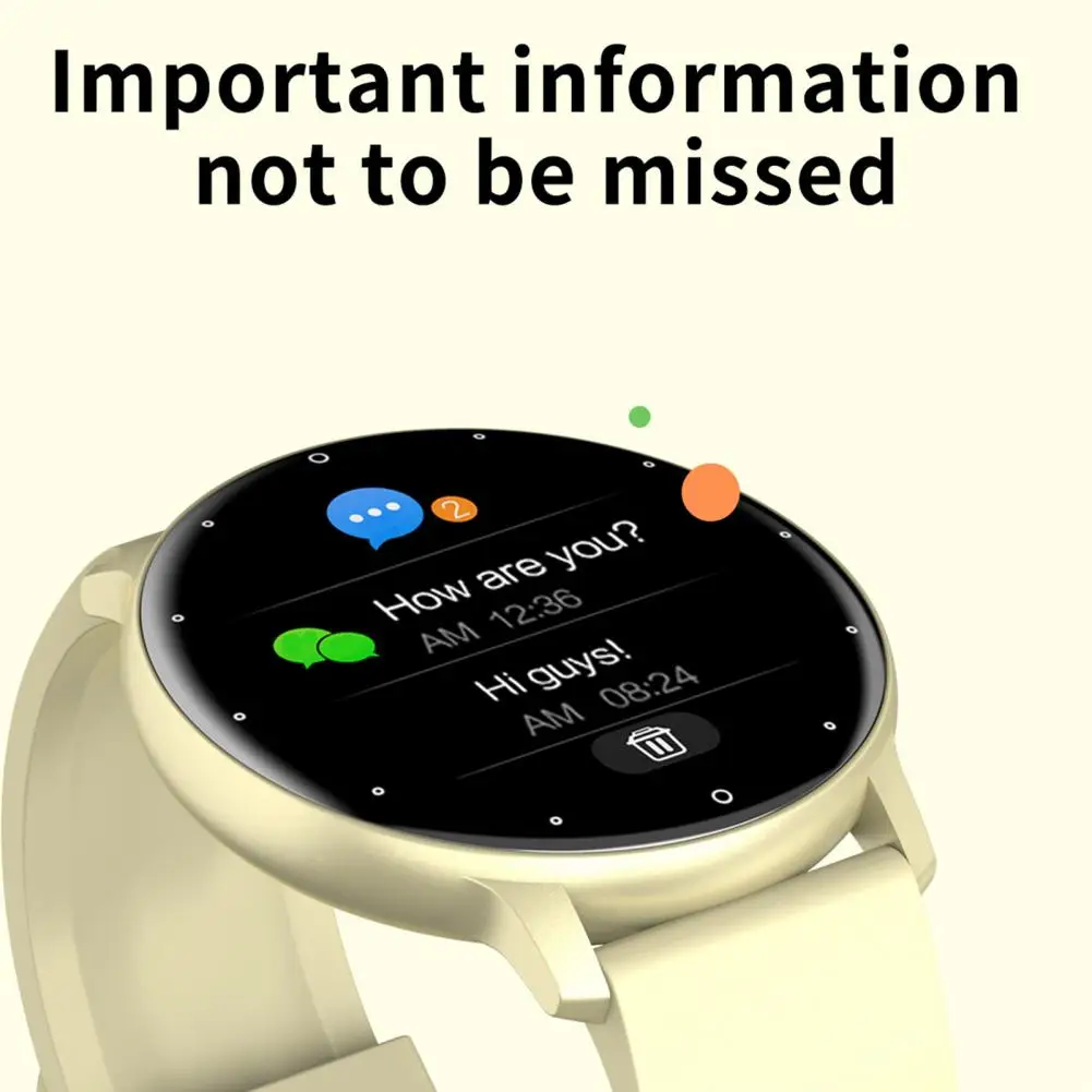 

Полезные умные наручные часы, круглые умные часы, удобные для ношения, мужские спортивные умные наручные часы для фитнеса, напоминания о мал...