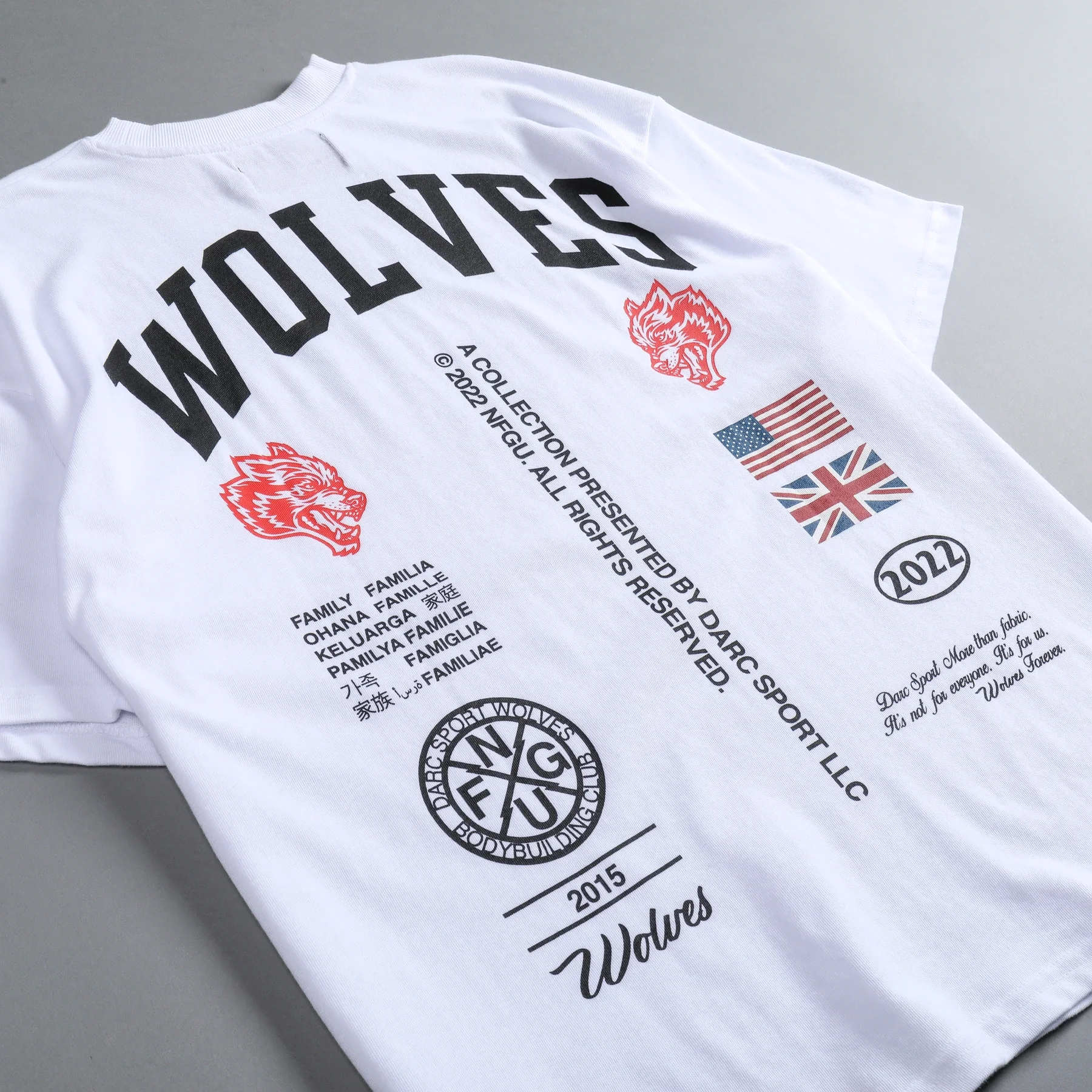 DARC SPORT Shirt UNION PREMIUM TEE IN WHITE Men Women High Quality DARC SPORT Shirt Digital Inkjet Printing Shirt US Size