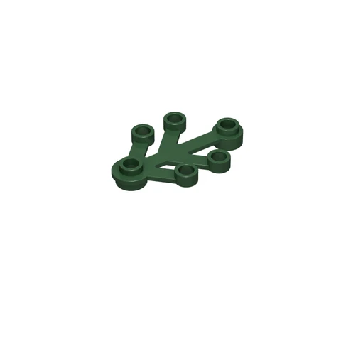 10pcs MOC Peças 2423 folhas de planta 4 x 3 tijolos compatíveis