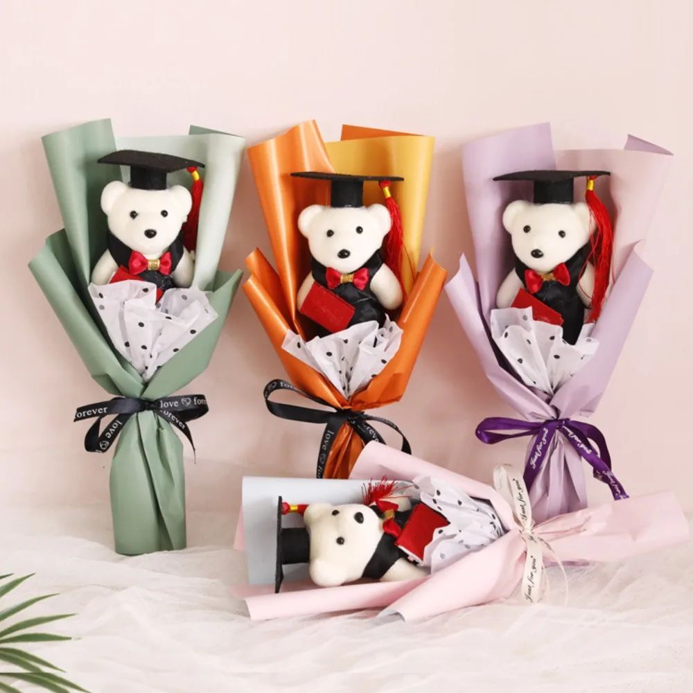 

Birthday Party Plush Toy Valentine'S Day Bouquet Decoration Animal Bouquet Cartoon Lovely Bear Bear Bouquet