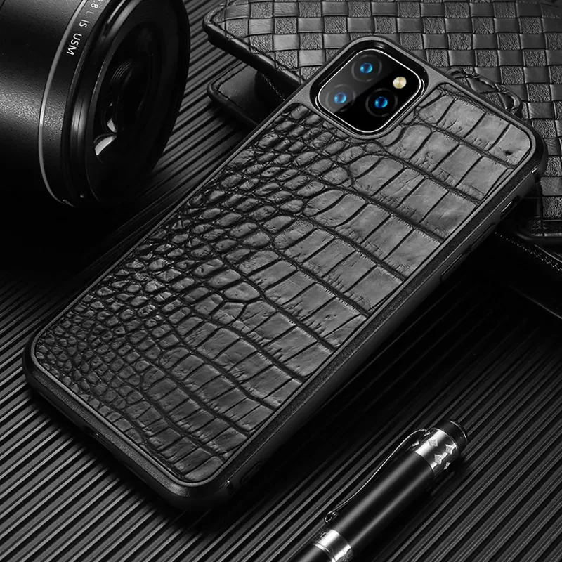 

Luxury Genuine Crocodile Leather Phone Cover For iPhone 13 Pro Max Case 13 Mini 12 Pro 12 11 Pro Max X XS Max XR 6 6s 7 8 plus