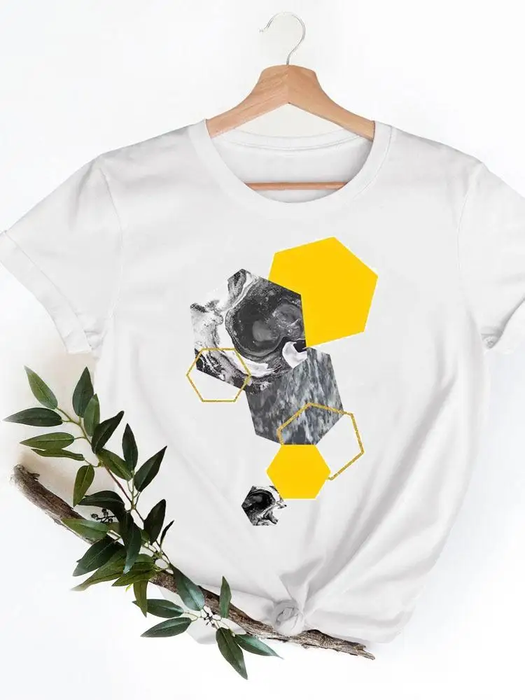 Футболка женская с коротким рукавом и принтом весна 2022 |