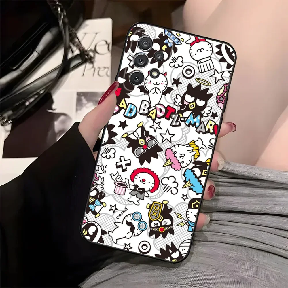 Милый мультяшный B-BadBadtz M-Maru чехол для телефона Samsung Galaxy A13 21s 22 31 32 52 53 71 80 91 черный