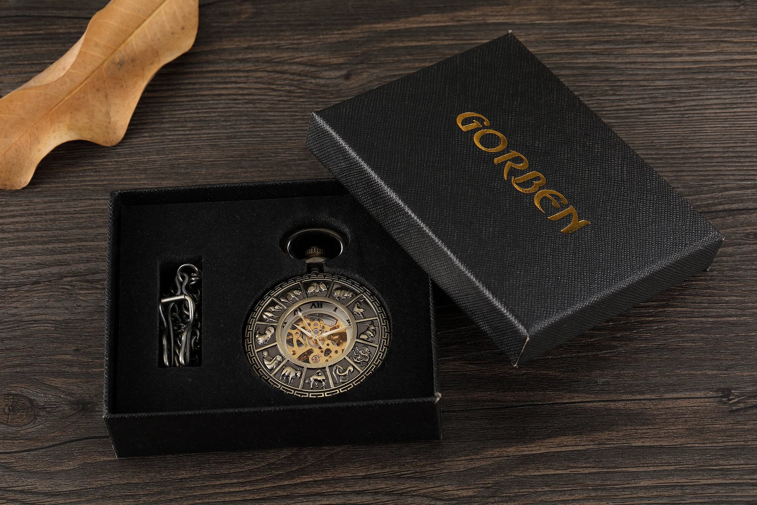 Vintage Hand-WInd Mechanical Luxury Pocket Watch Steampunk Men Watches Roman Numerals Clock With Fob Chain Gifts Reloj Hombre