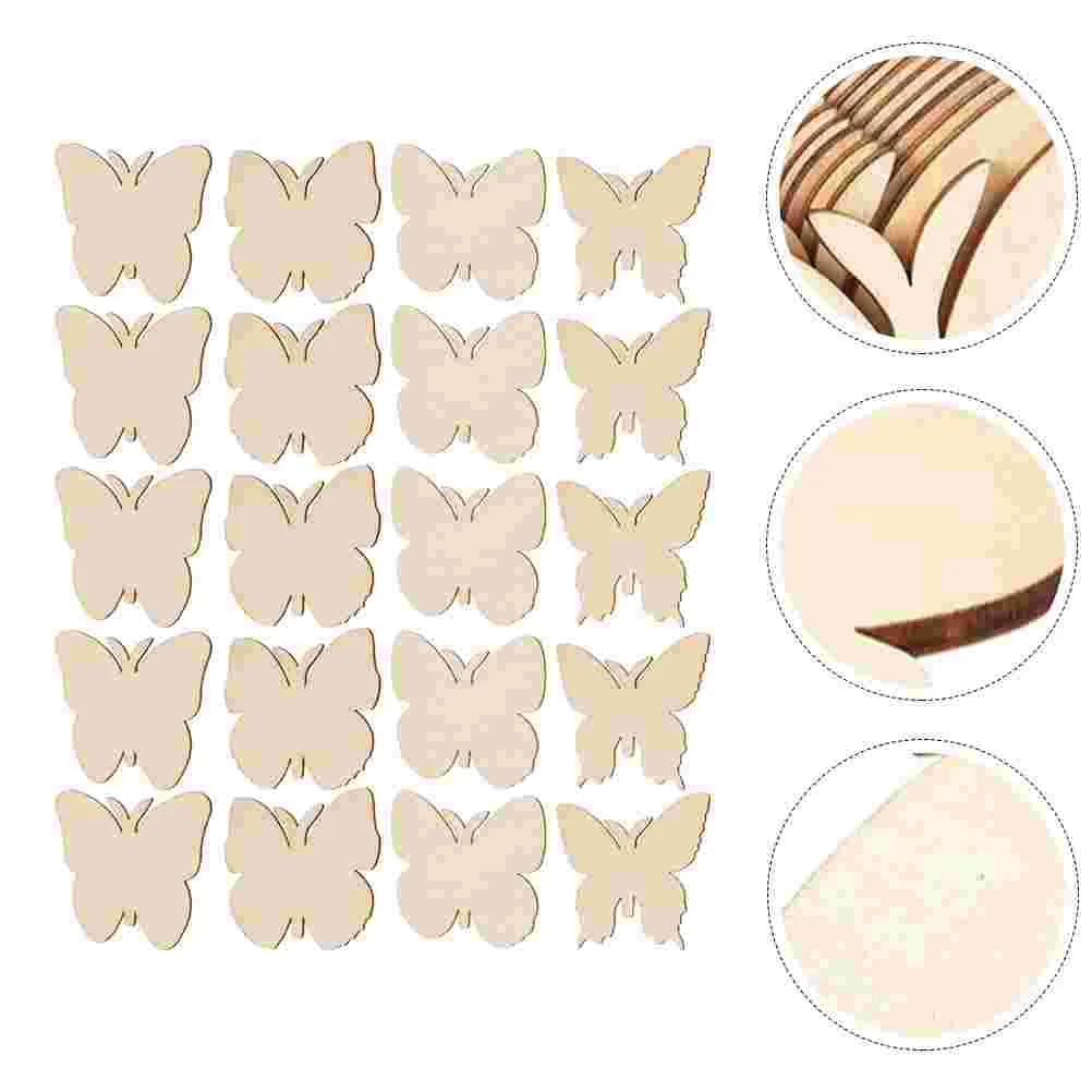 

Wood Unfinished Wooden Blank Cutout Diy Boards Cutouts Ornaments Shape Simple Board Chips Painting Crafts Hanging Tag Nursery