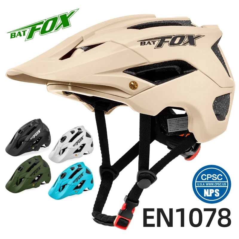 

Шлем горный BATFOX DH, легкая безопасная Кепка для езды на горном велосипеде, для мужчин и женщин, 2022