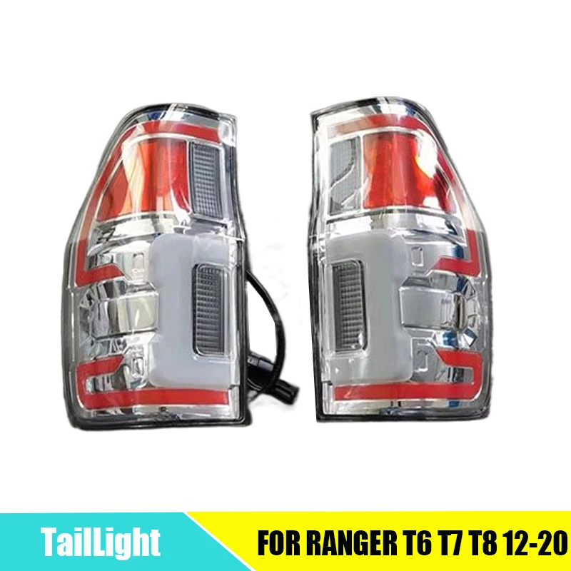 

TAILLIGHT FOR FORD RANGER T6 T7 T8 2012-2020 TURN SIGNAL BRAKE LIGHTS REAR LED CAR LIGHT