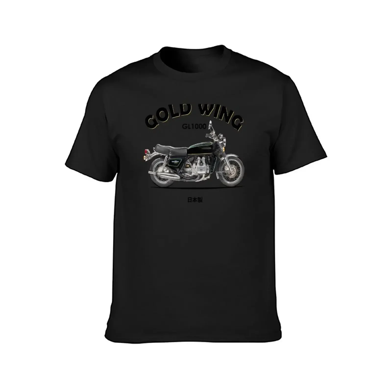 Футболка Gold Wing GL1000 топы больших размеров одежда в стиле хиппи летняя мужские