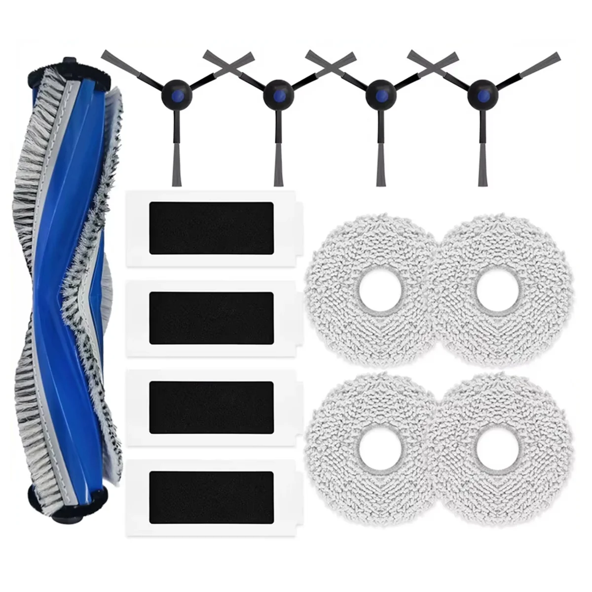 Для ECOVACS DEBOT T30S COMBO роликовая боковая щетка Hepa фильтр швабра ткань аксессуар для