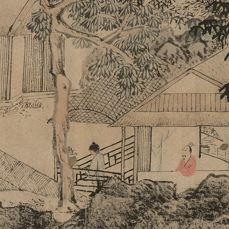 Mingwen Zhengming новый продукт 1:1 Lin Xie Jian Cha Tu Репродукция китайского старинного