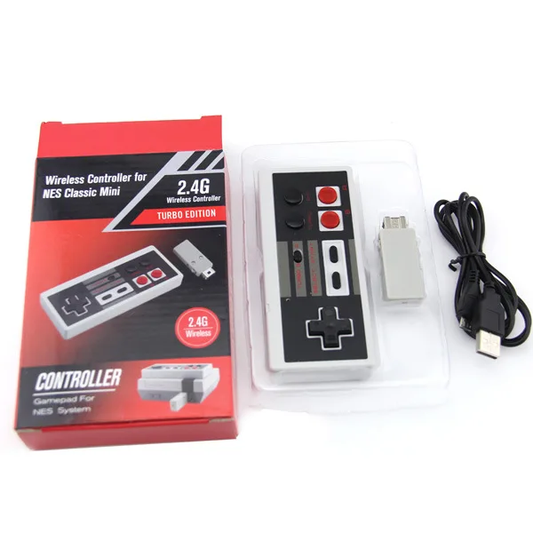 

NES handle NESmini2.4G wireless handle with lithium battery compatible SNES