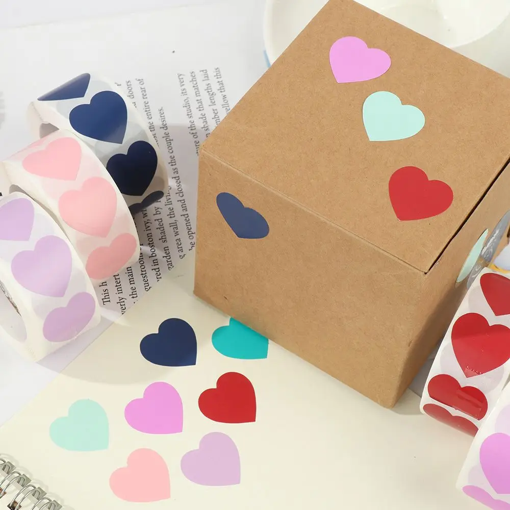 

Этикетка в упаковке, подарочная упаковка, канцелярские принадлежности для дня рождения, наклейка в форме сердца для скрапбукинга
