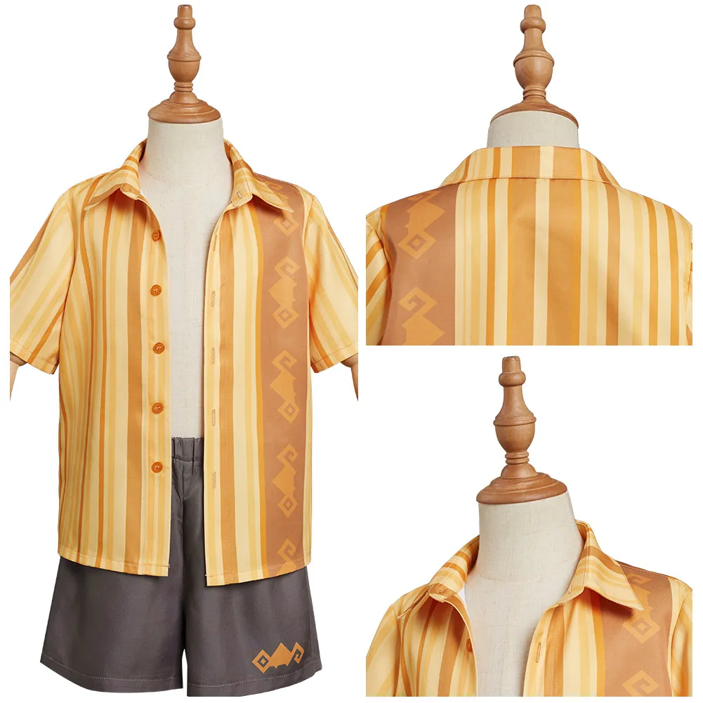 

Anime Camilo Cospaly Costume Kids Boys Beach Shirts Pants Outfits Halloween Carnival Suit