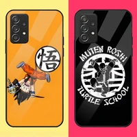 japan dragonball goku phone case for samsung s20 s21 s22 s30 pro ultra plus s7edge s8 s9 s10e plus tempered glass funda cover