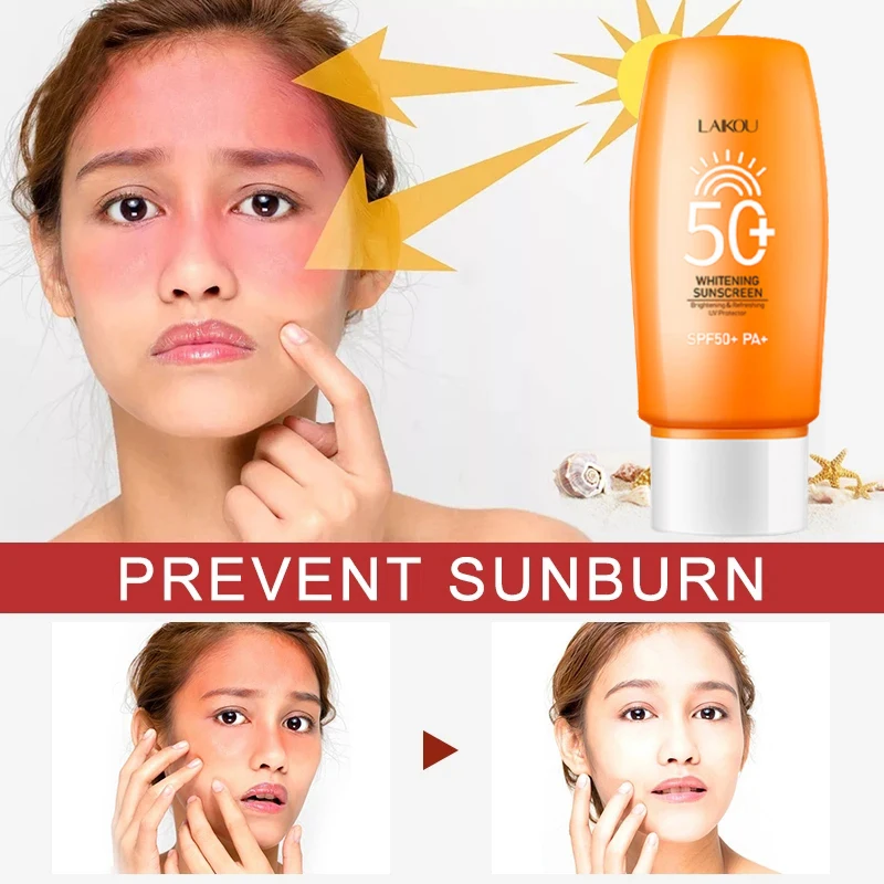 

50g Spf50+ Sunscreen Repair Smooth Fresh Moisturizing Non-Greasy Isolation Lotion Uv Protection Refreshing Anti-Aging Cream