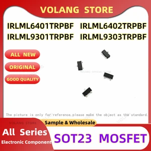 5Pcs/LOT IRLML6401TRPBF SOT23 IRLML6402TRPBF IRLML9301TRPBF SMD IRLML9303TRPBF SOT-23-3 MOSFET Field-Effect Transistor CHIP