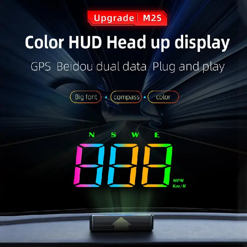 Новый проекционный дисплей для автомобиля HUD M2S проектор спидометра на лобовом