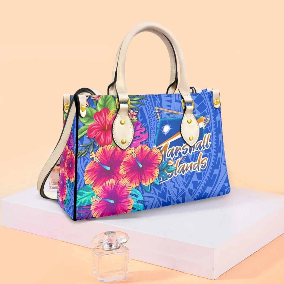 Сумка Marshall Island для женщин полинезийская искусственная кожа роскошные женские