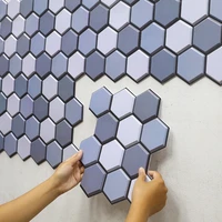 3d self adhesive kitchen wall tiles stickers bathroom mosaic stickers peel for smooth media glass metal dust free walls sticker