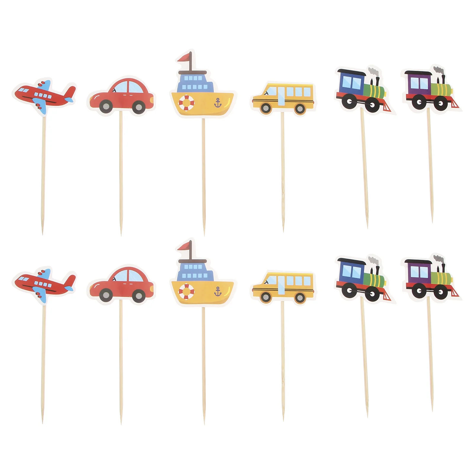 

40 Train Dessert Inserts Birthday Cake Picks New Year Cupcake Pick Dessert Picks Party Cake Toothpick Bridal Cake Picks