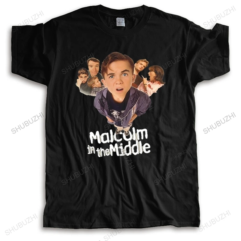 

Men brand t-shirt black new o-neck fahsion tshirt Malcolm in the Middle Unisex Bigger Size Homme High Quality casual Tee-shirt