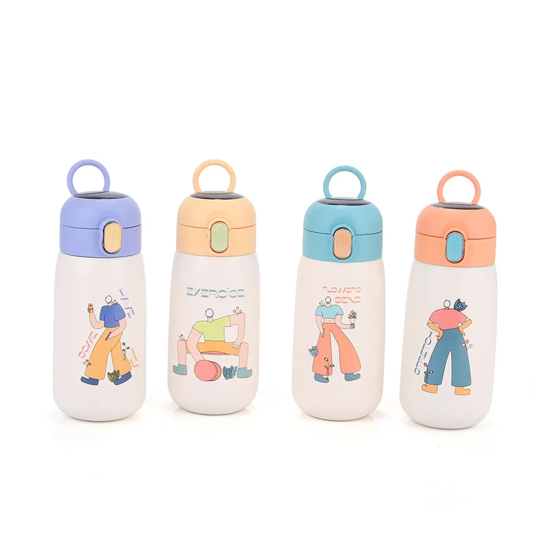 

Wholesale Stainless Steel Smart Vacuum Flask Kids Metal Water Bottle Trendy