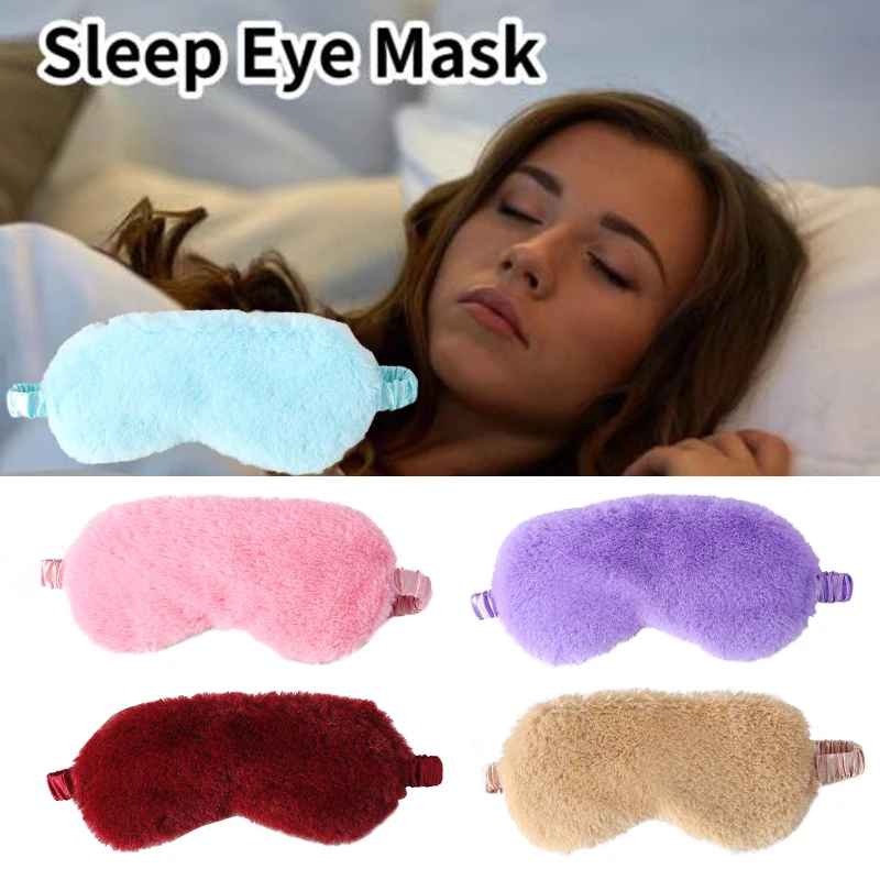 

Soft Plush Eye Masks Sleeping Mask Sleeping Blindfold Cute Love Cloud Eye Cover Plush Mask Eyepatch Nap Health Eye Cove