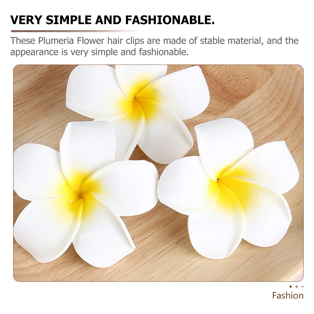 Заколка для волос Frangipani аксессуары плюмерии заколки женщин гавайский цветок