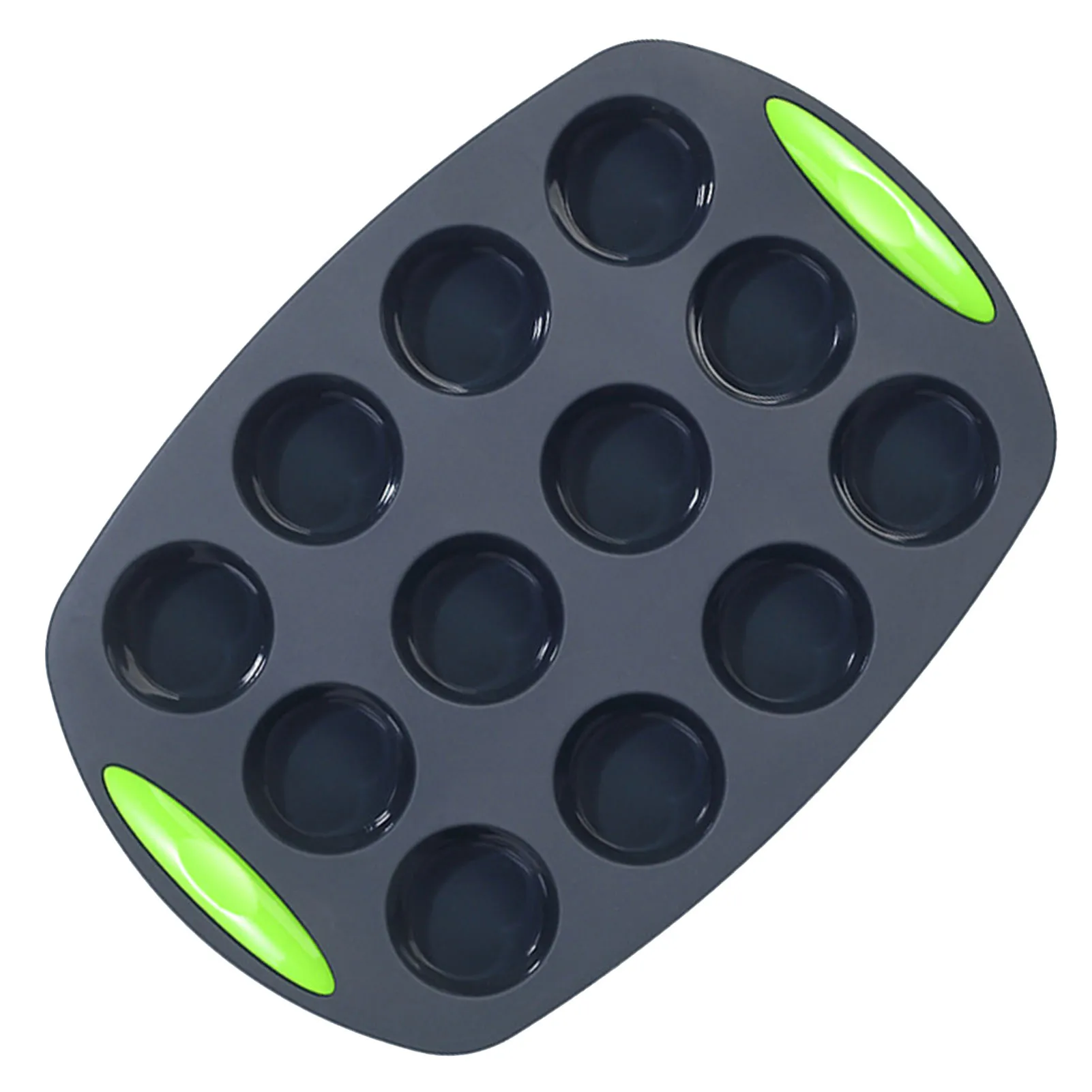 

12 чашек, форма для торта, Аксессуары для выпечки, сковорода для кексов, легкая в использовании, безопасная, пищевая, силиконовая, пригодная д...