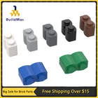 MOC 30136, модифицированный кубик, 1x2, бревен, профиль, Palisade, строительные блоки, детали, сделай сам, развивающие технические детали, игрушки