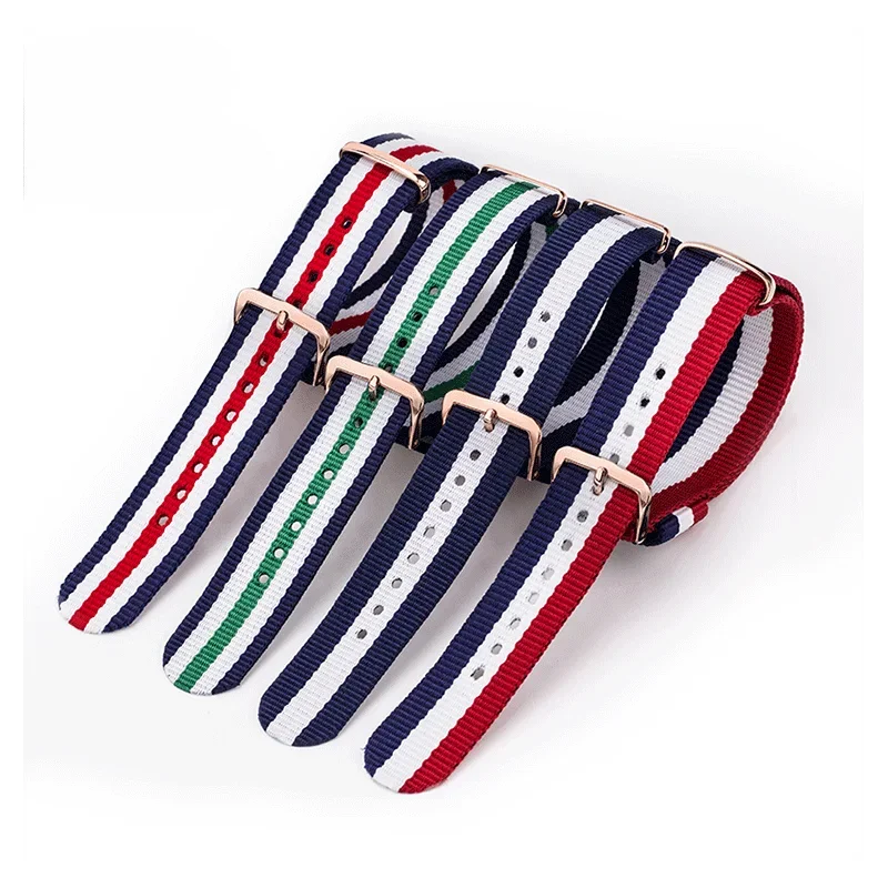 Мужской и женский нейлоновый ремешок для альпинизма DW Daniel Wellington холст однотонная
