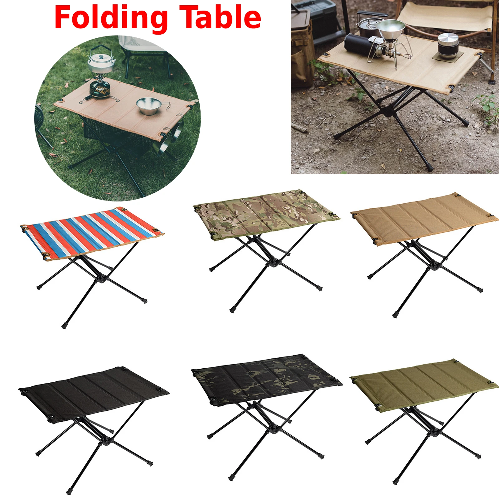 

Складной стол для кемпинга, алюминиевый легкий складной стол, компактные складные столы, складной стол для рыбалки, пикника, барбекю