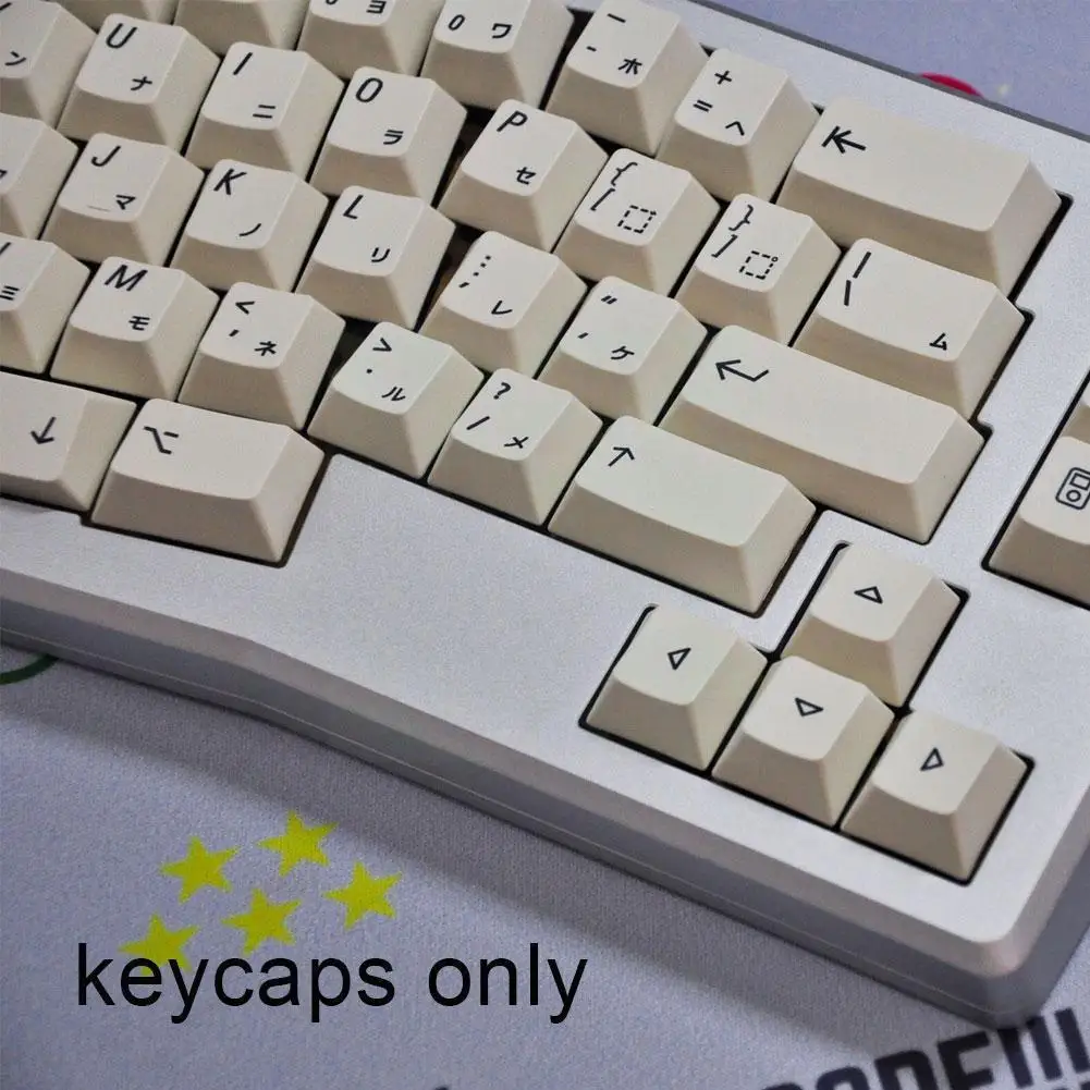 

Dye Sublimation Pbt Japanese Sub Profile Keycaps 132 Keys For Mechanical Keyboard For Profile O8m8