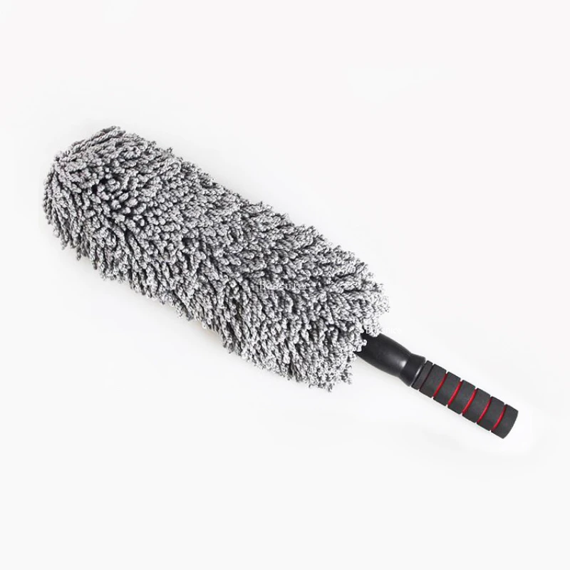 

Microfiber Car Dust Brush Car Duster Retractable Wax Dust Mop Removing Cleaning Wheel Brush Nanofiber Cotton Car Accessories