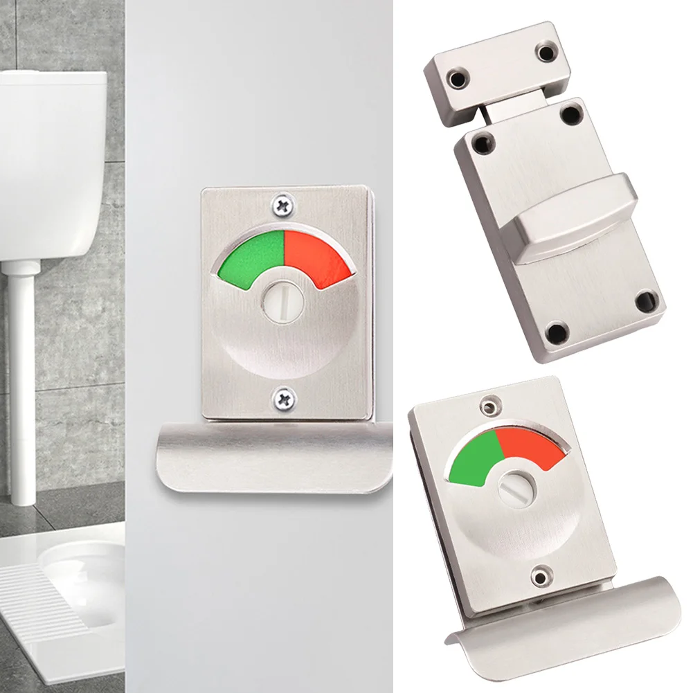 

Brand New Door Lock Partition Door Accessories Bathroom For Public Places Hardware Latches & Bolts Replacement