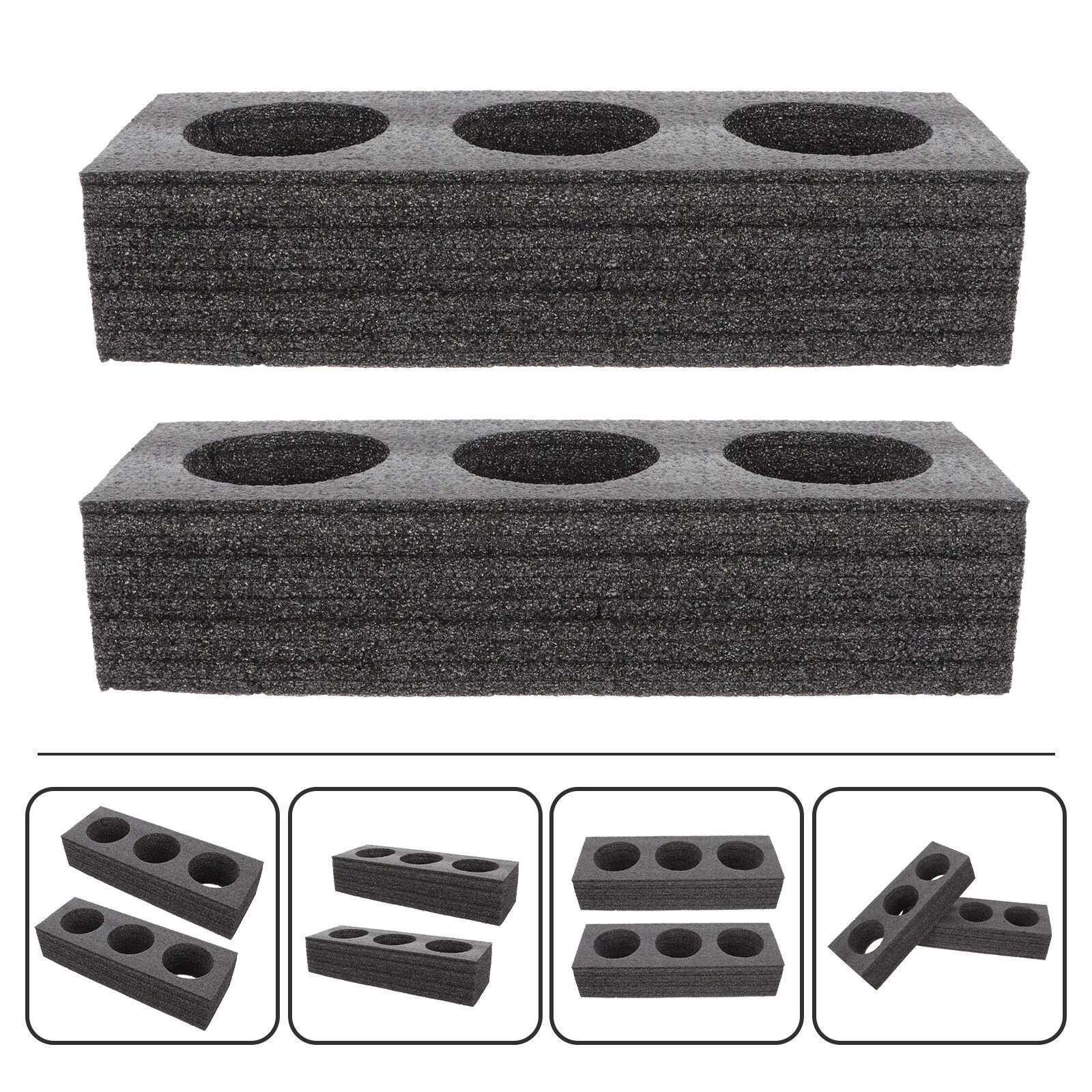 

Auto Accessories Takeout Beverage Carrier Milk Tea Packing Tray Multi-hole Cup Holder Outdoor Stand Terrarium